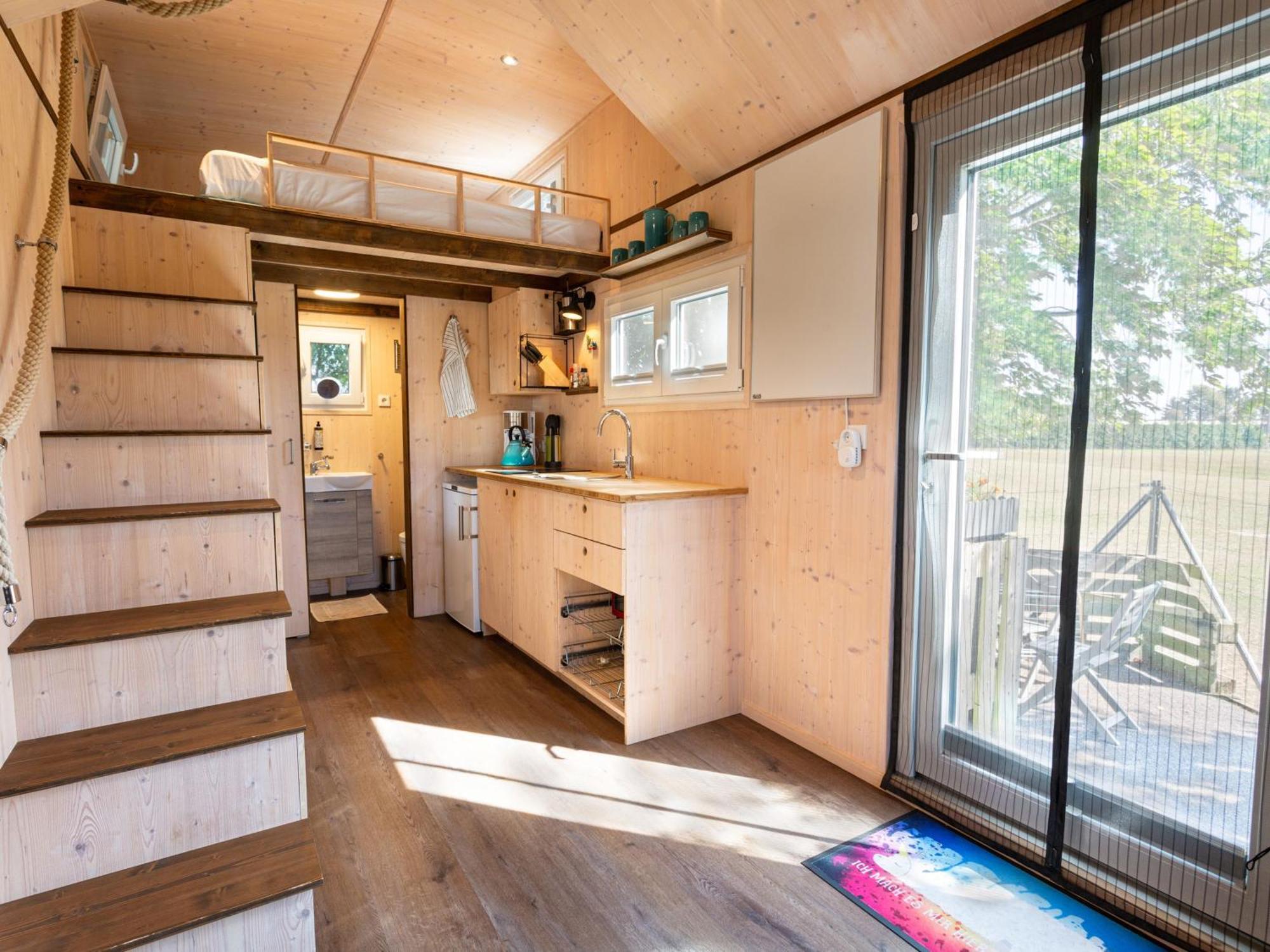 Villa Tiny House auf der Alpaka Farm Rubkow Exterior foto
